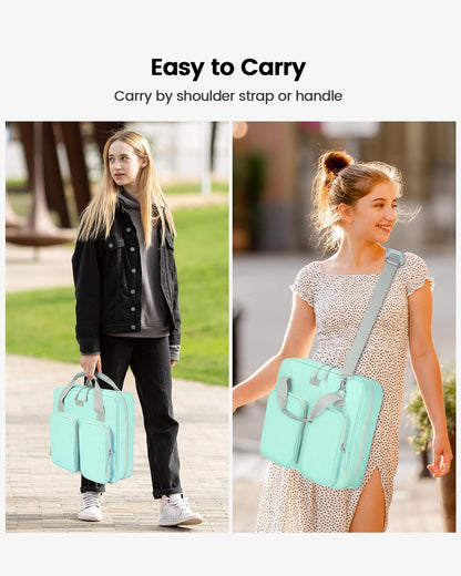 Custom 3-Ring Zipper Binder Bag with Multi-Pocket Organizer