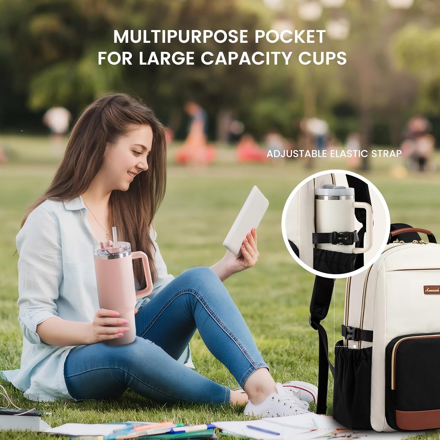 Custom Business Laptop Backpack with Organized Compartments