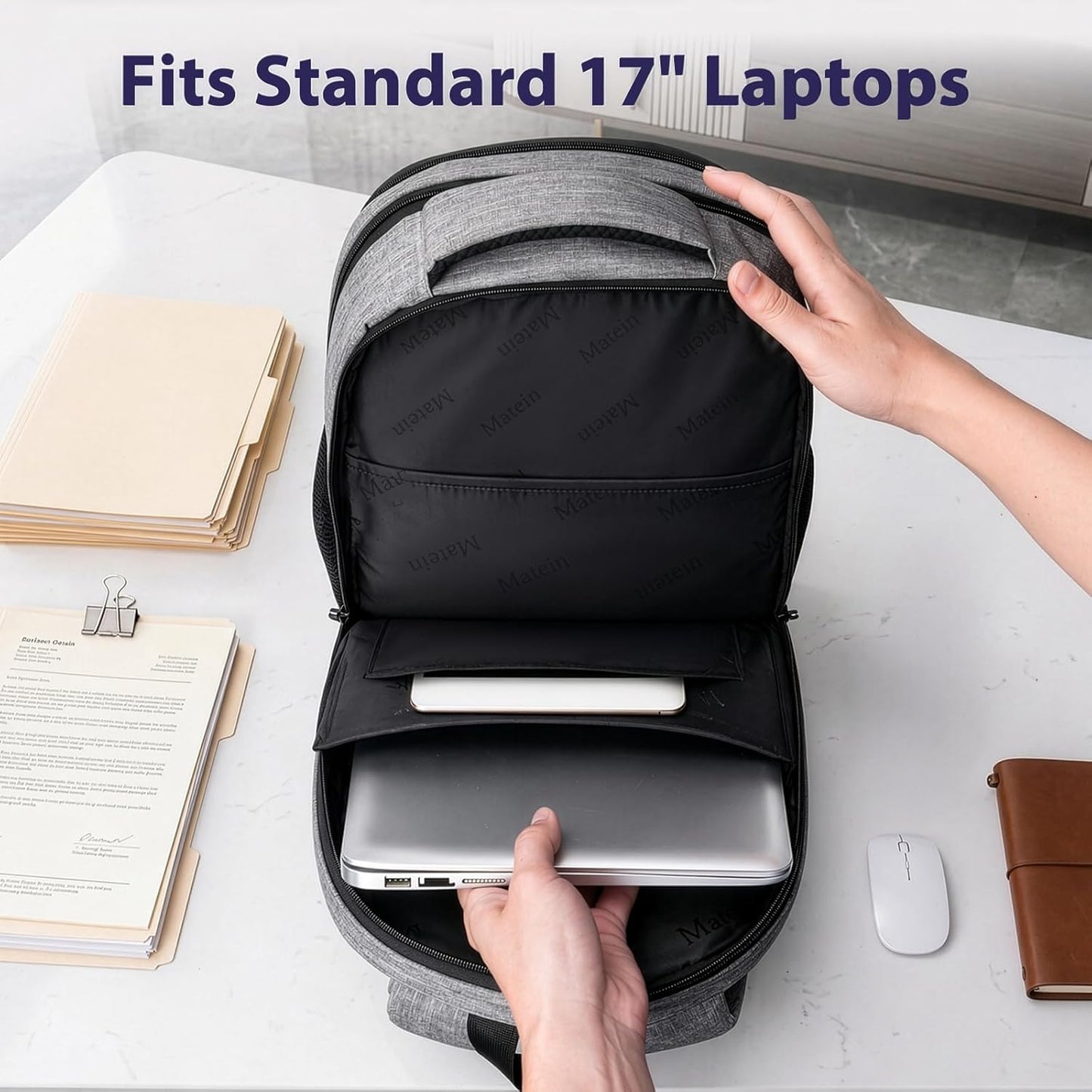 Custom Business Laptop Backpack with Organized Compartments