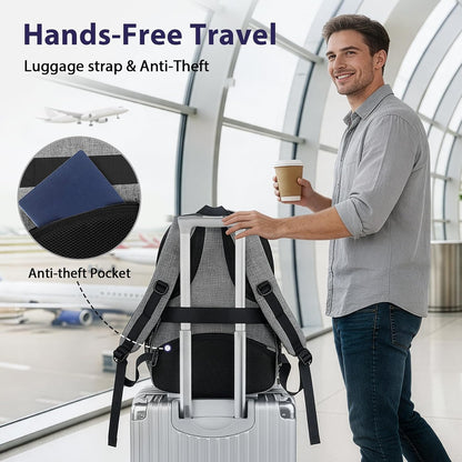 Custom Business Laptop Backpack with Organized Compartments
