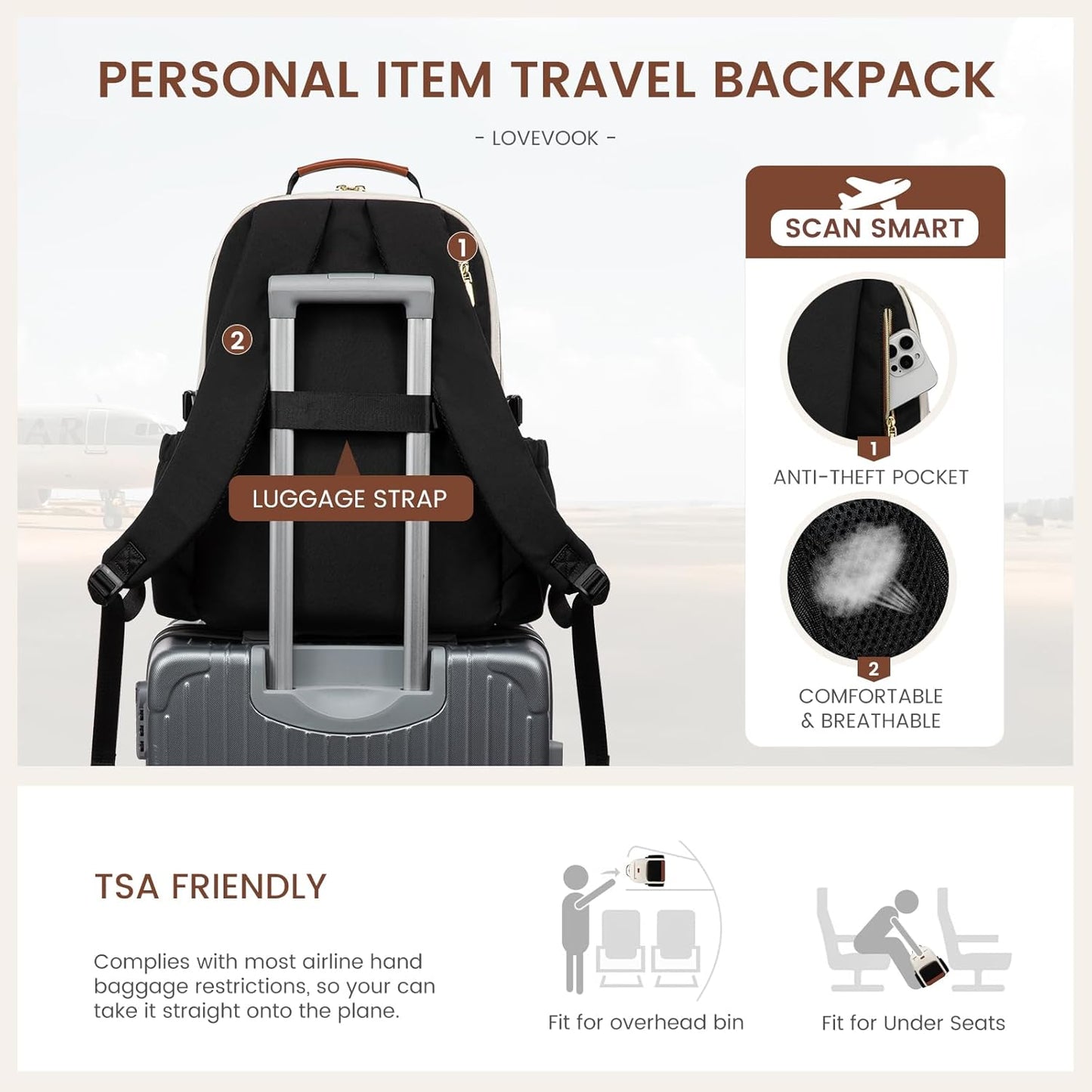 Custom Business Laptop Backpack with Organized Compartments