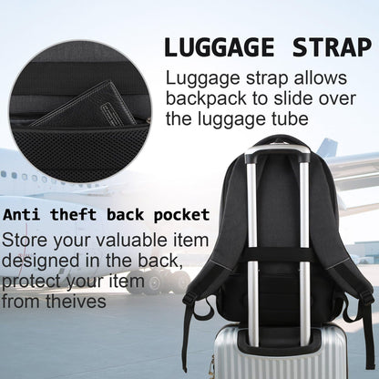Custom Business Laptop Backpack with Organized Compartments
