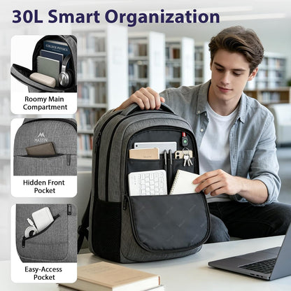 Custom Business Laptop Backpack with Organized Compartments