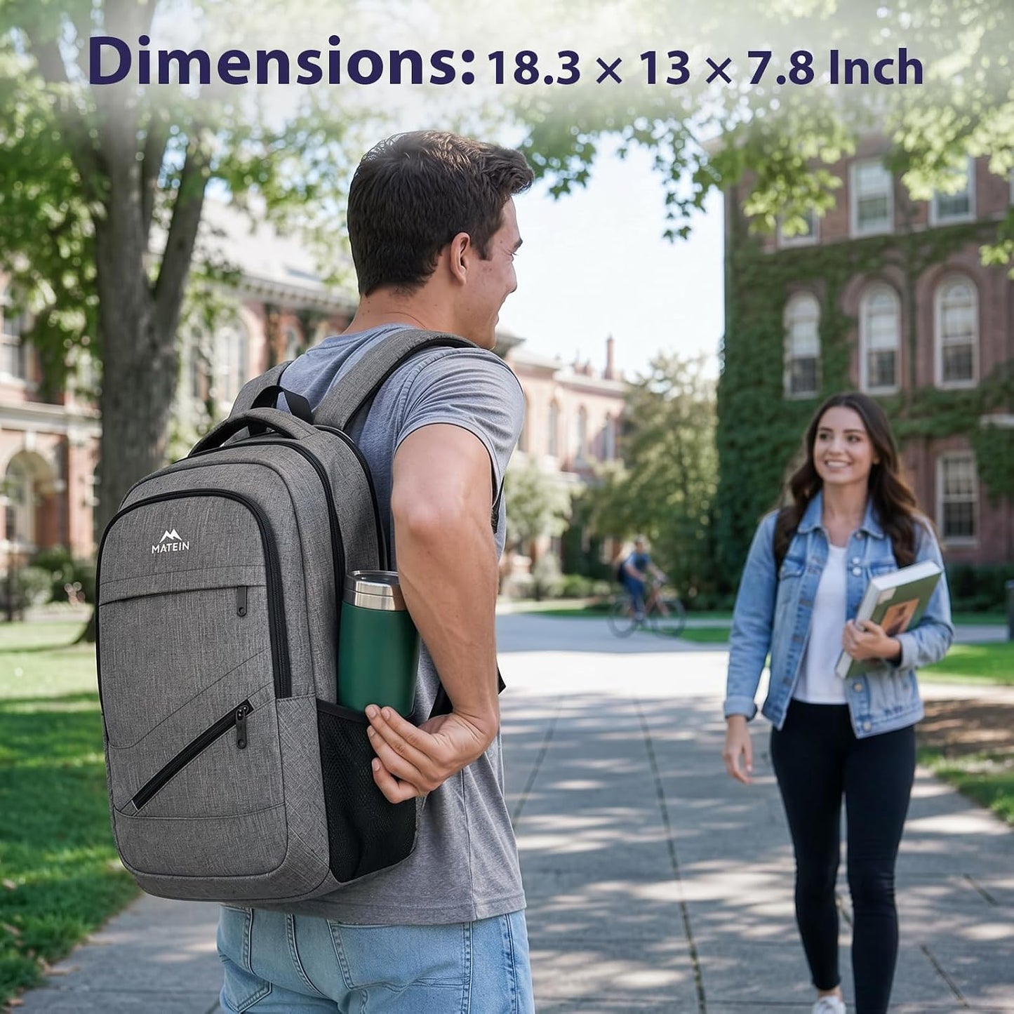 Custom Business Laptop Backpack with Organized Compartments