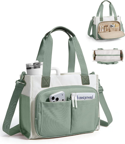 Custom Canvas Tote Bag with Zipper