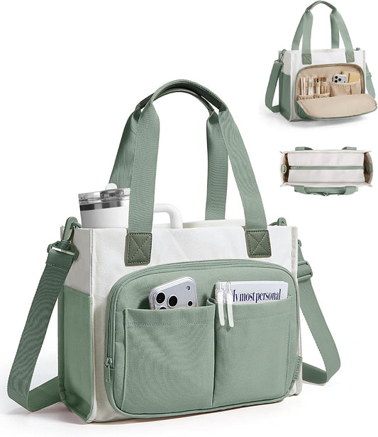 Custom Canvas Tote Bag with Zipper