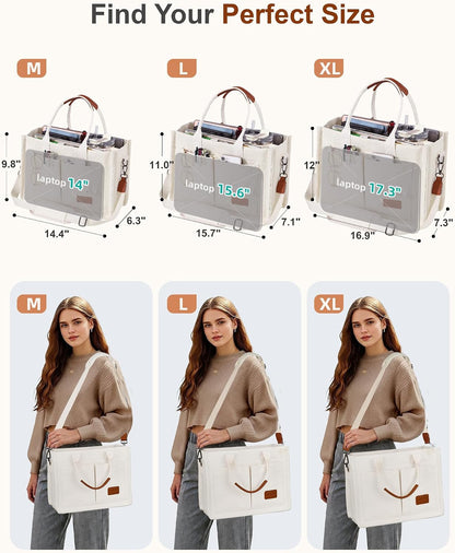 Custom Canvas Tote Bag with Zipper