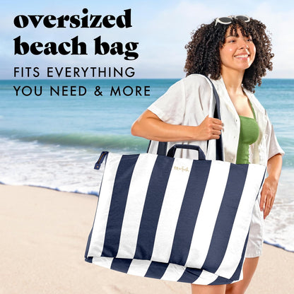 Custom Canvas Travel Weekender Tote Bag with Zipper