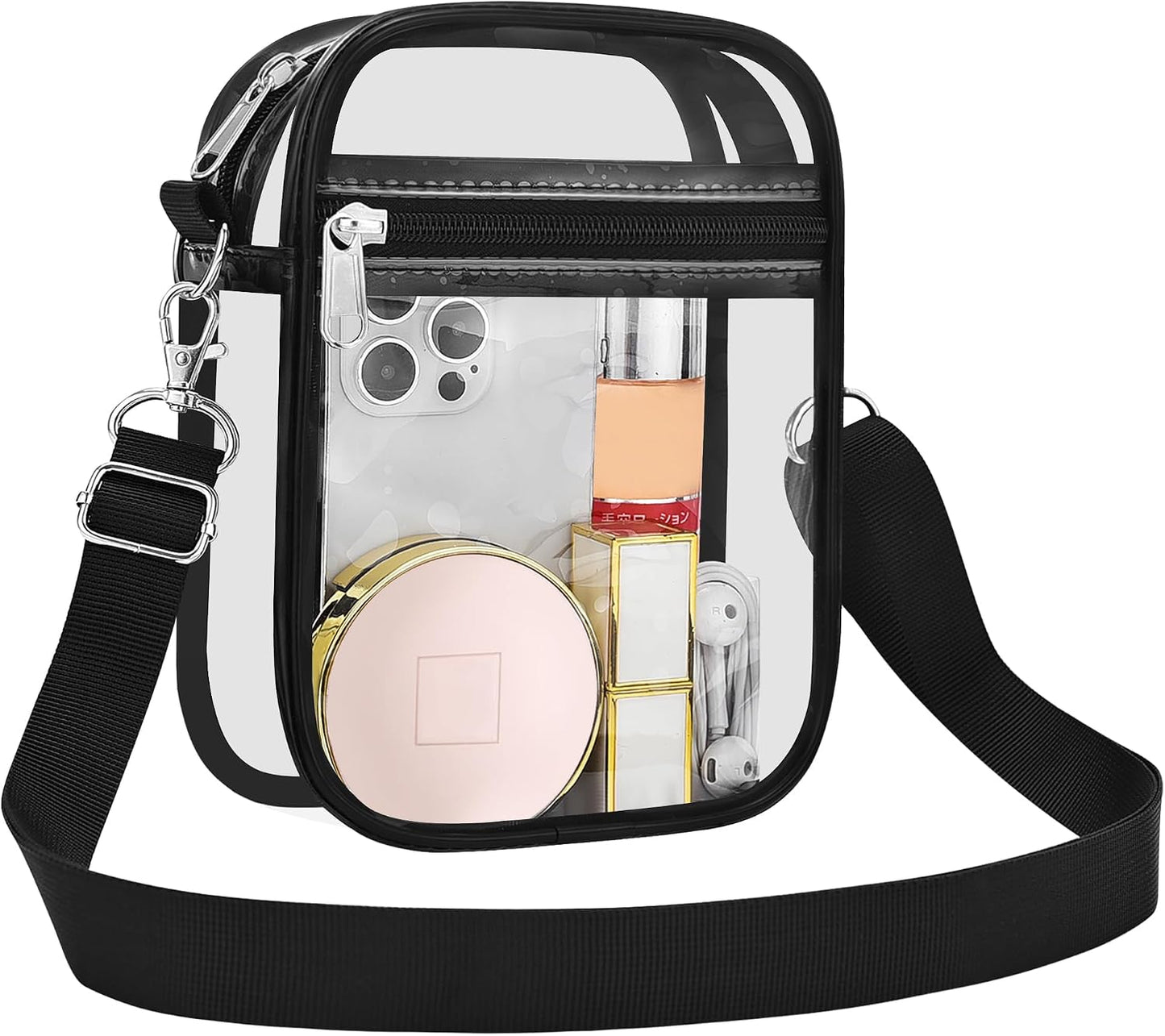 Custom Clear Crossbody Messenger Bag for Stadium Events