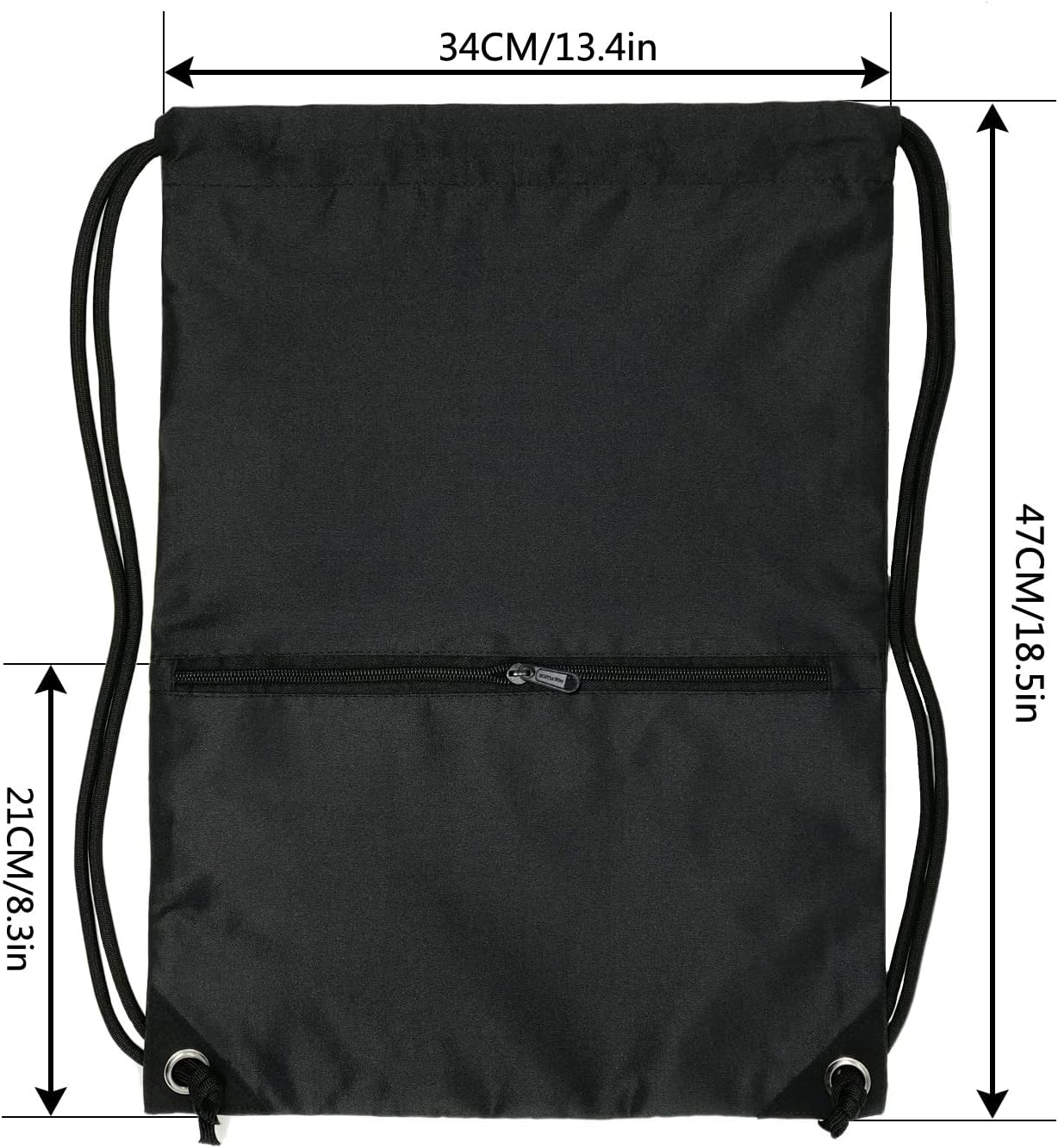 Custom Drawstring Gym Backpack with Reinforced Corners