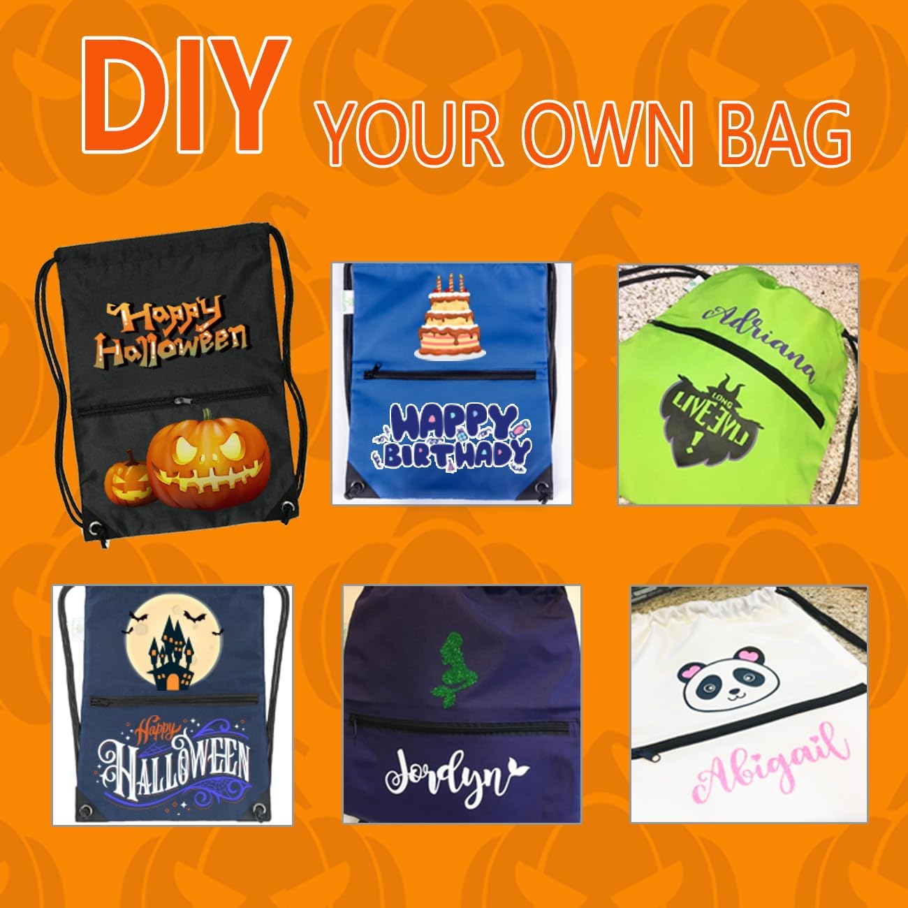 Custom Drawstring Gym Backpack with Reinforced Corners