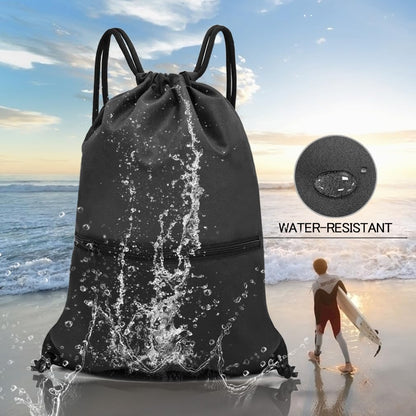 Custom Drawstring Gym Backpack with Reinforced Corners