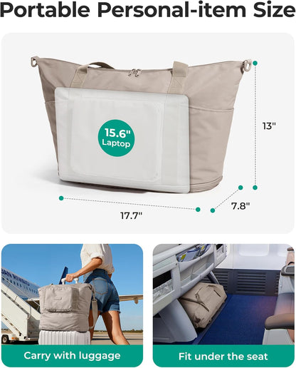 Custom Expandable Foldable Travel Bag with Trolley Sleeve
