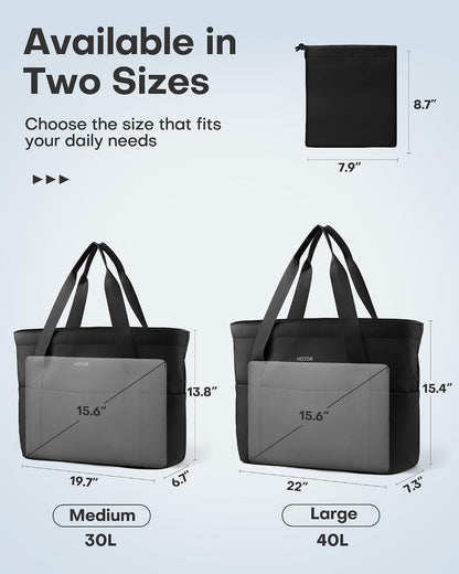 Custom Foldable Travel Tote Bag with Zipper