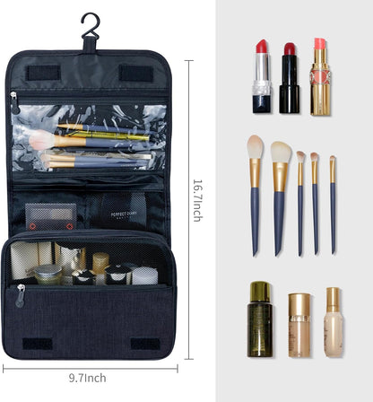 Custom Hanging Travel Toiletry Bag with Waterproof Compartments
