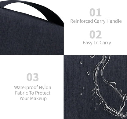 Custom Hanging Travel Toiletry Bag with Waterproof Compartments