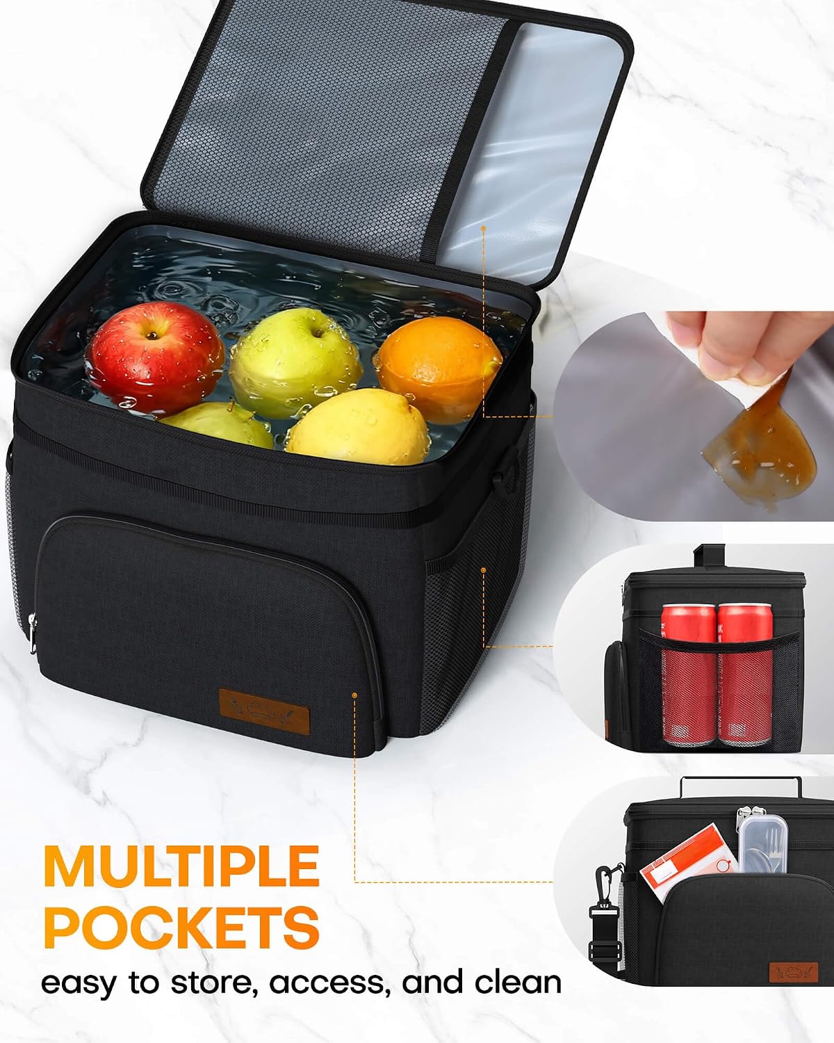 Custom Insulated Cooler Bag with Leak-Resistant Lining