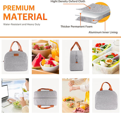 Custom Insulated Lunch Cooler Bag with Front Pocket