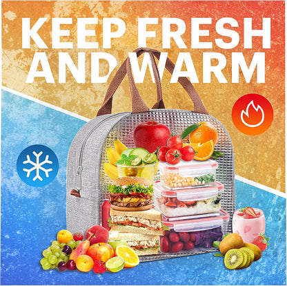 Custom Insulated Lunch Cooler Bag with Front Pocket