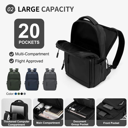Custom Laptop Backpack with Anti-Theft Pocket