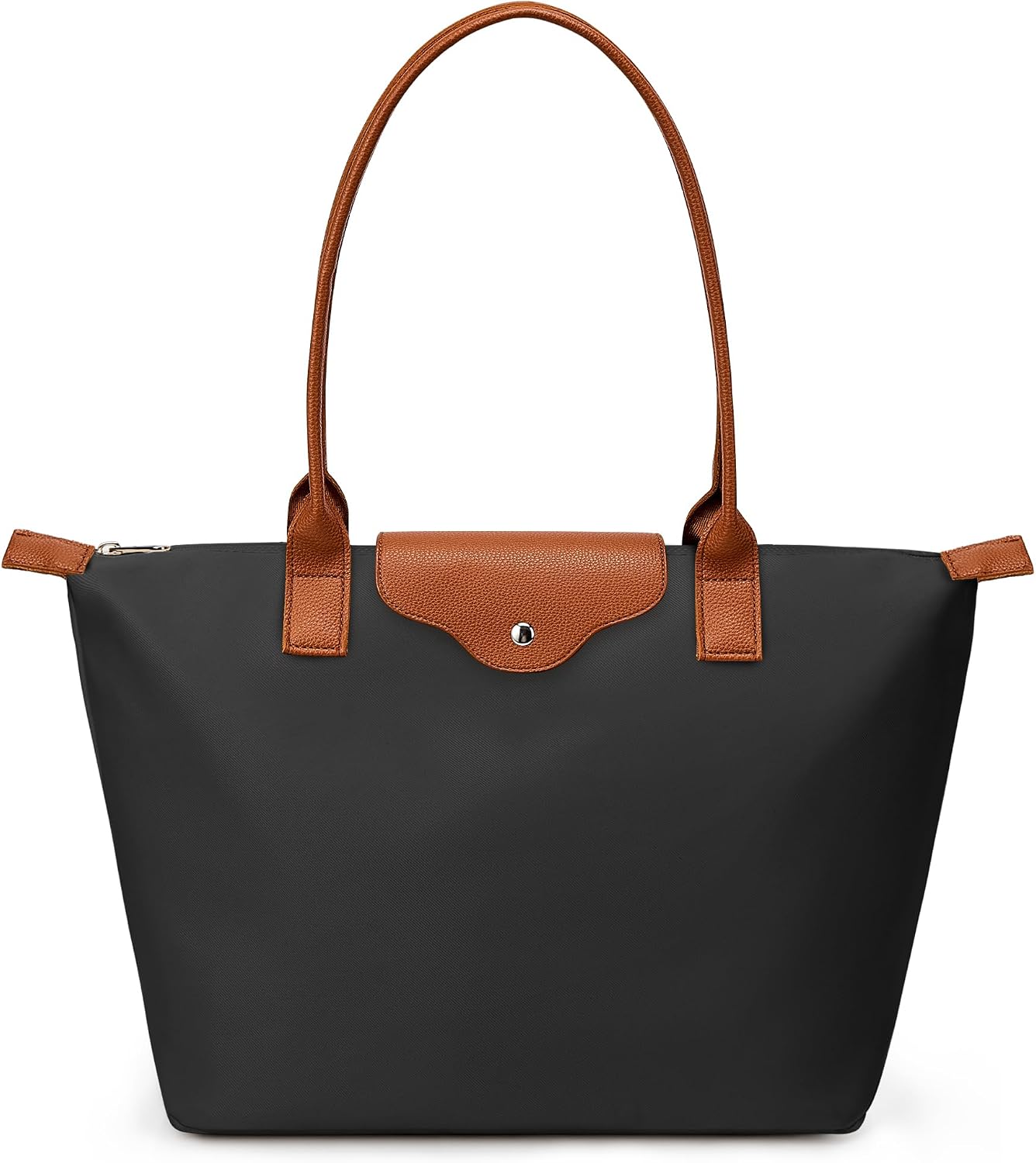 Custom Large-Capacity Nylon Tote Bag with Zipper