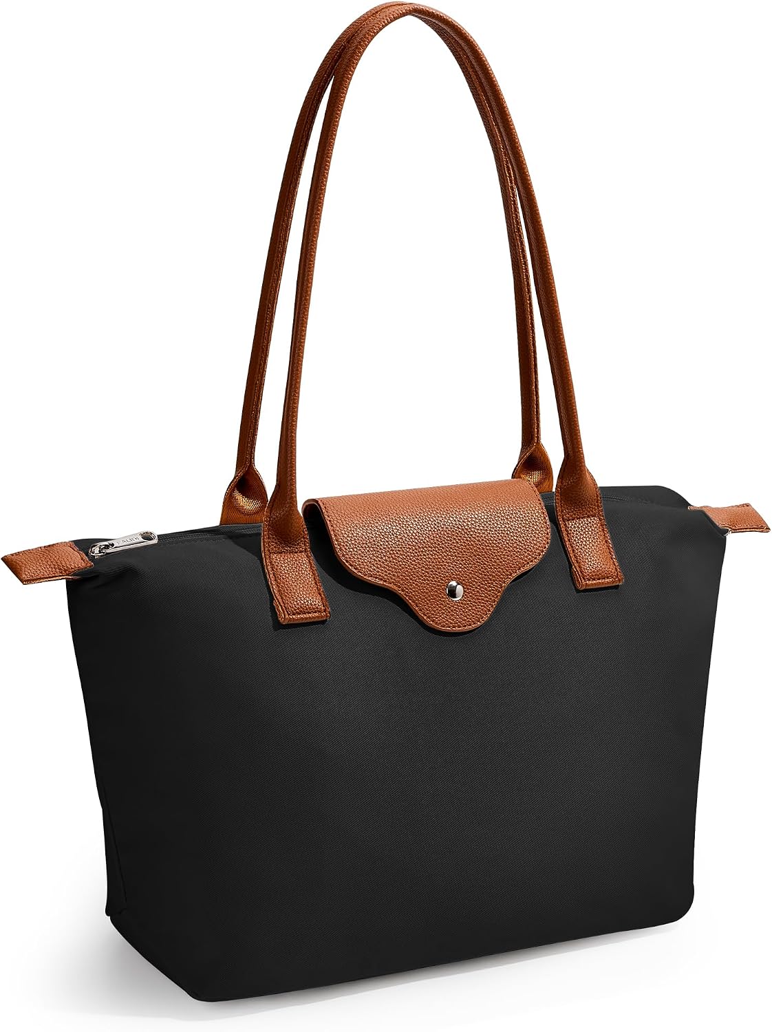Custom Large-Capacity Nylon Tote Bag with Zipper