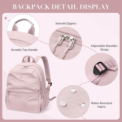 Custom Lightweight Nylon Backpack with Organized Compartments