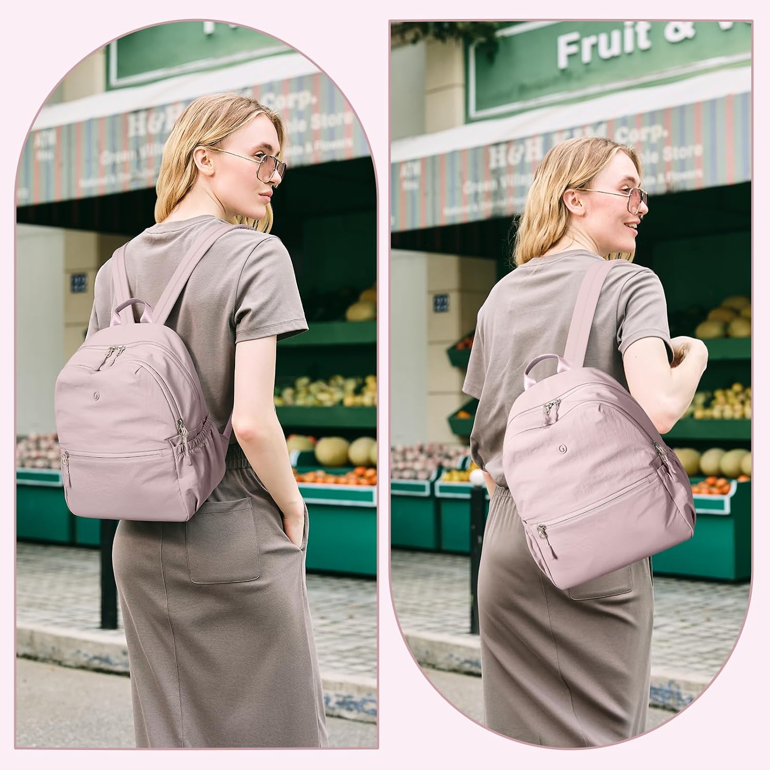 Custom Lightweight Nylon Backpack with Organized Compartments