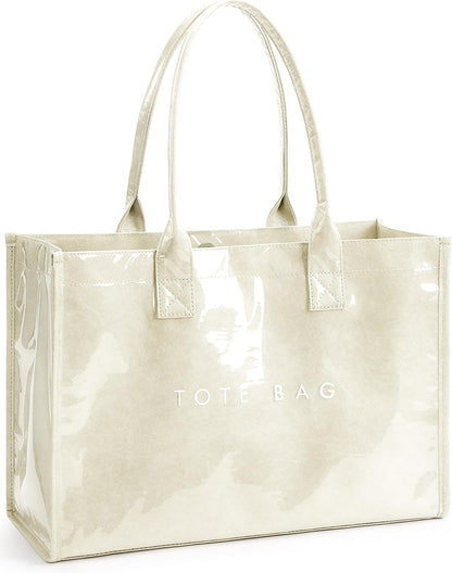 Custom PVC Kraft Paper Tote Bag with Top Handle