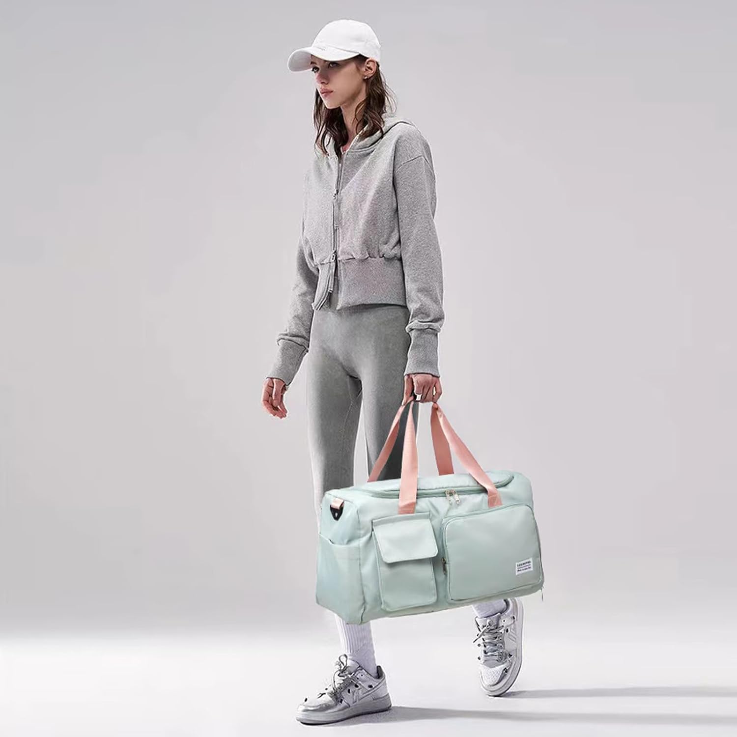 Custom Sports Duffel Bag with Shoe Compartment