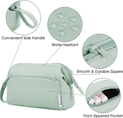 Custom Travel Cosmetic Bag with Wide Open Structure