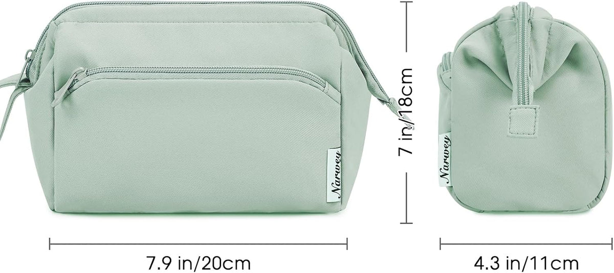 Custom Travel Cosmetic Bag with Wide Open Structure