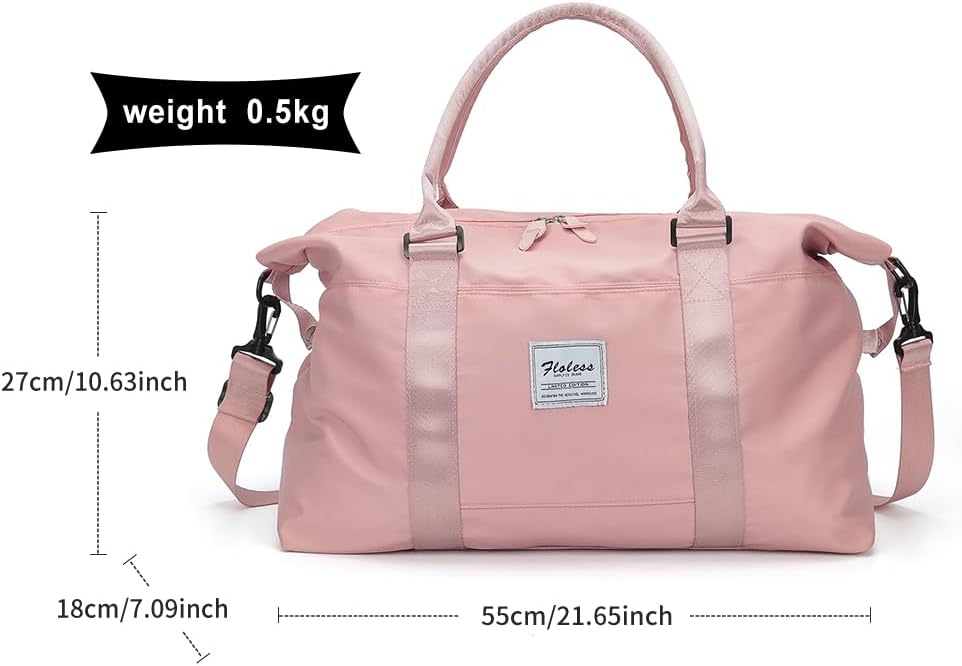 Custom Travel Duffel Bag with Wet Pocket