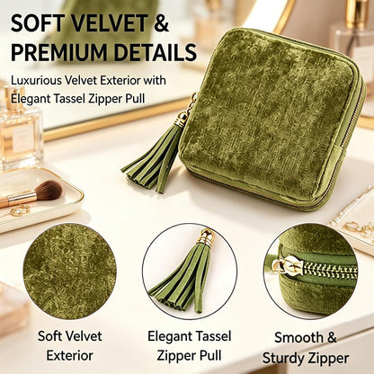 Custom Travel Jewelry Pouch with Zipper