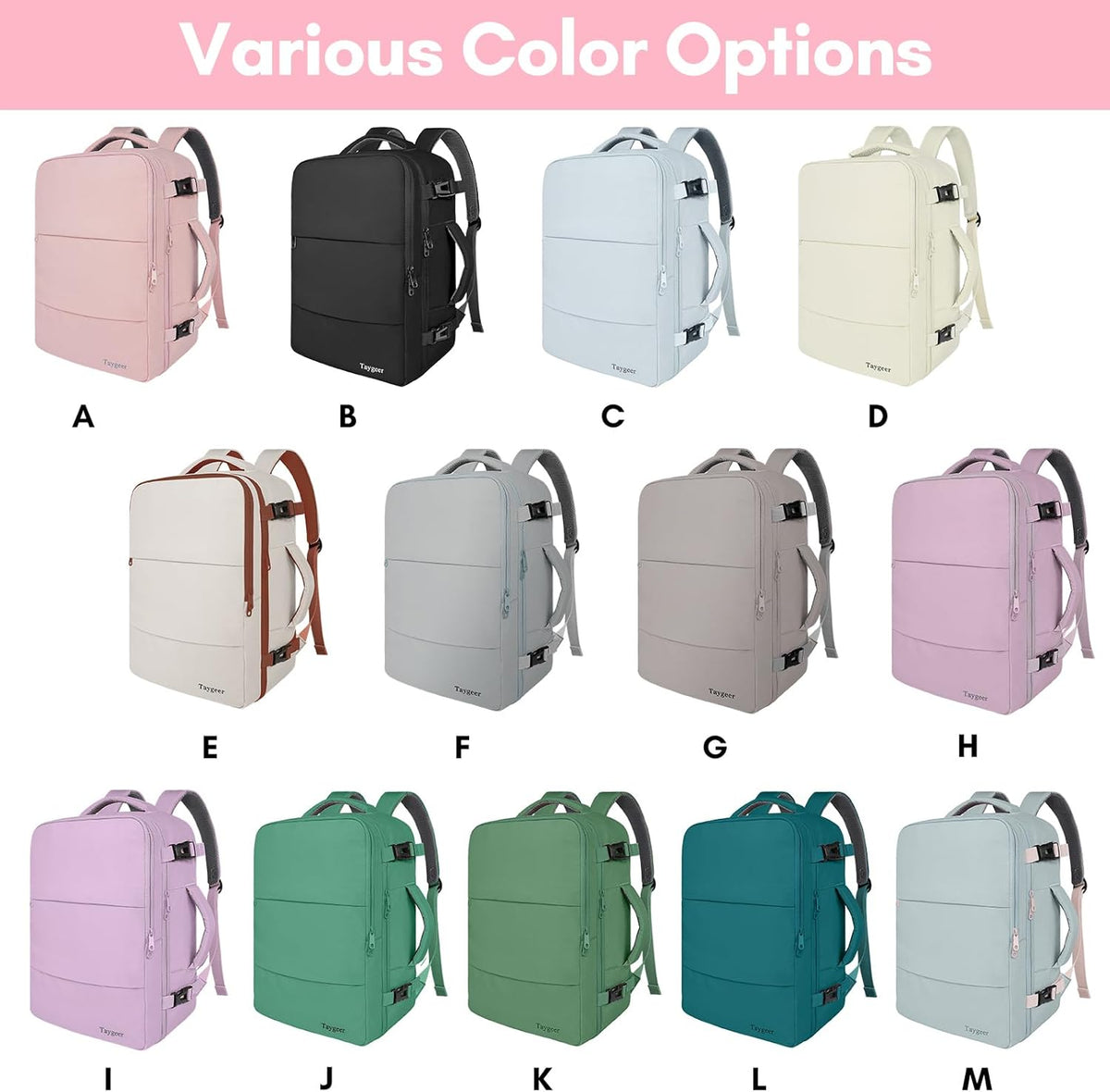 Custom Travel Laptop Backpack with Carry-On Compartments