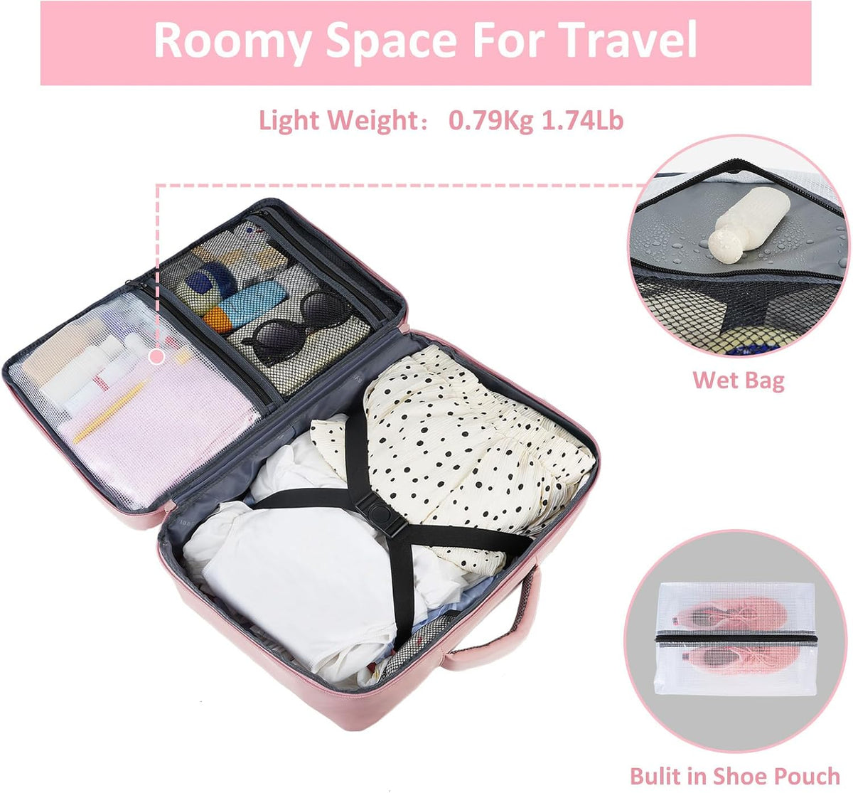 Custom Travel Laptop Backpack with Carry-On Compartments
