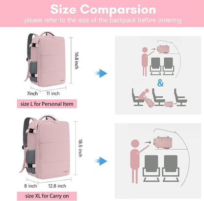 Custom Travel Laptop Backpack with Carry-On Compartments