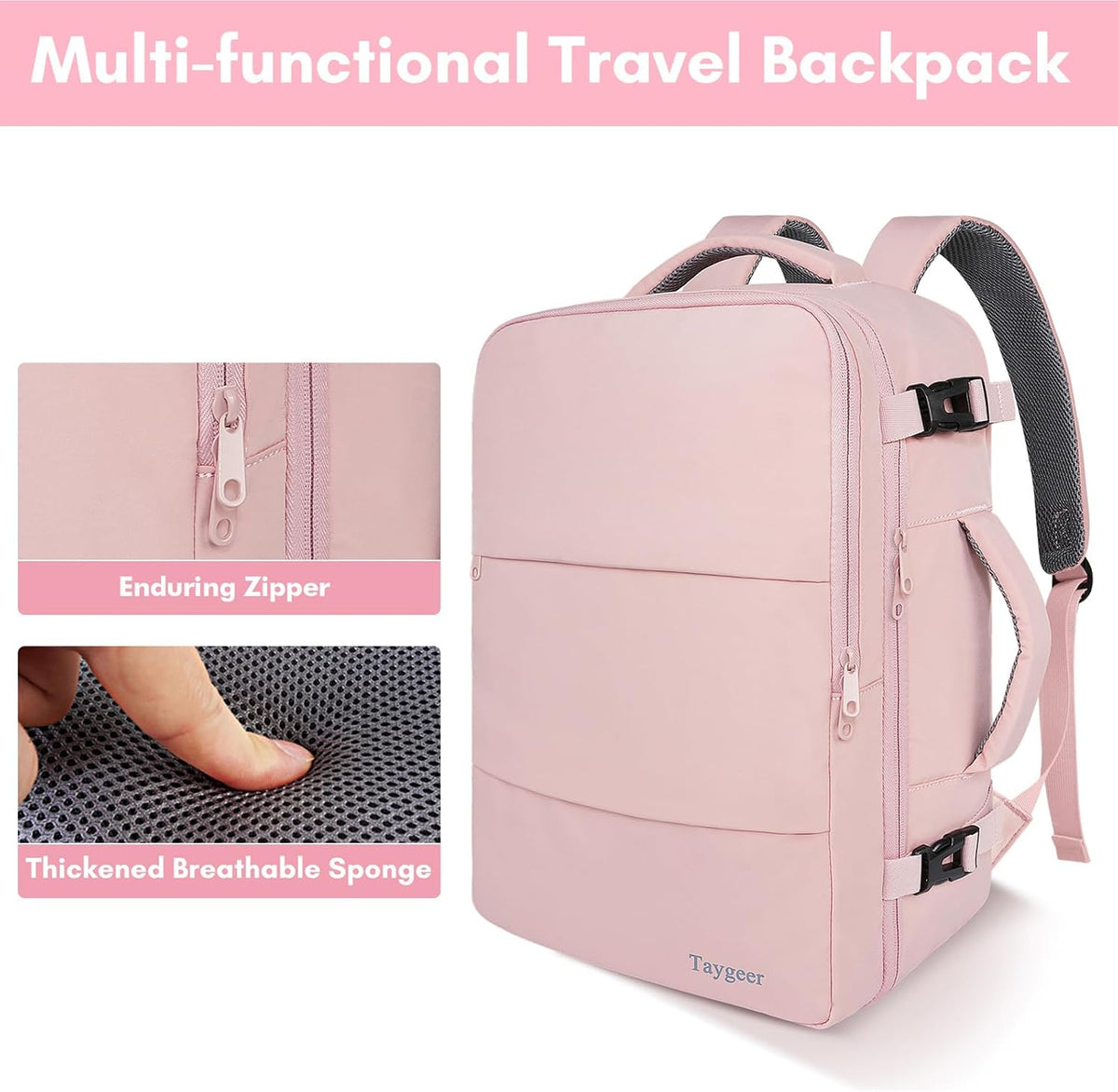 Custom Travel Laptop Backpack with Carry-On Compartments
