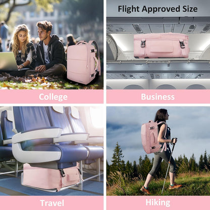 Custom Travel Laptop Backpack with Carry-On Compartments