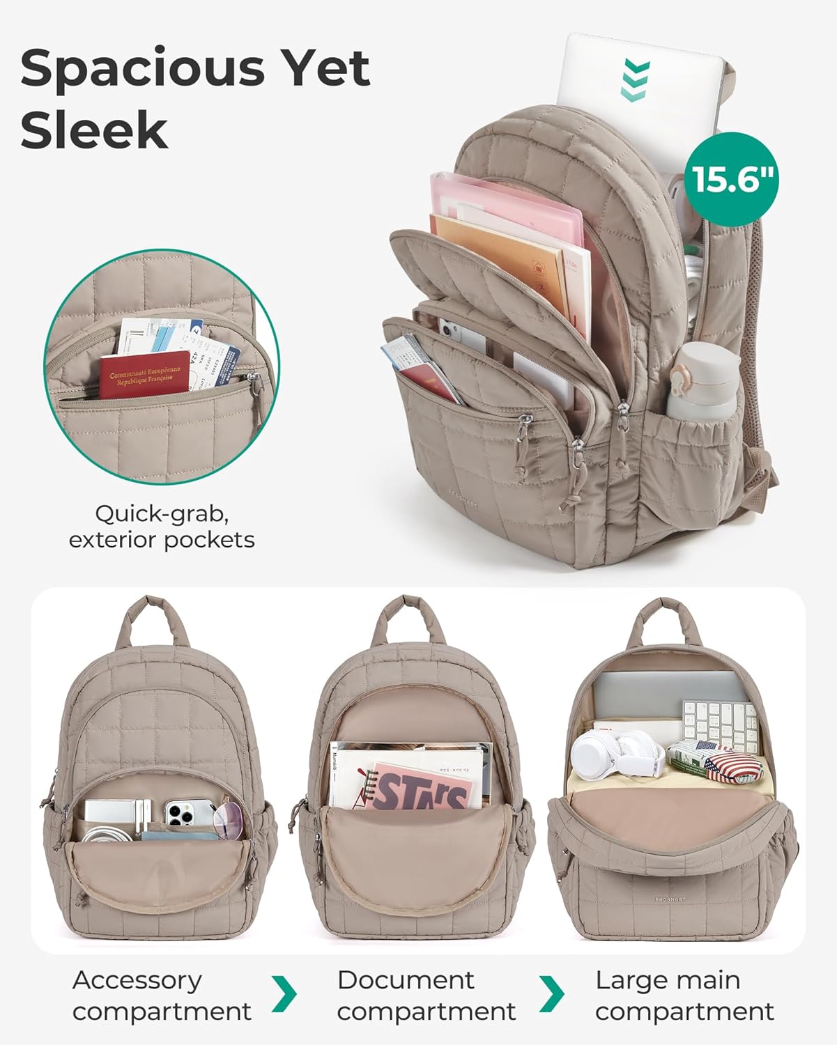 Custom Travel Laptop Backpack with Organized Compartments