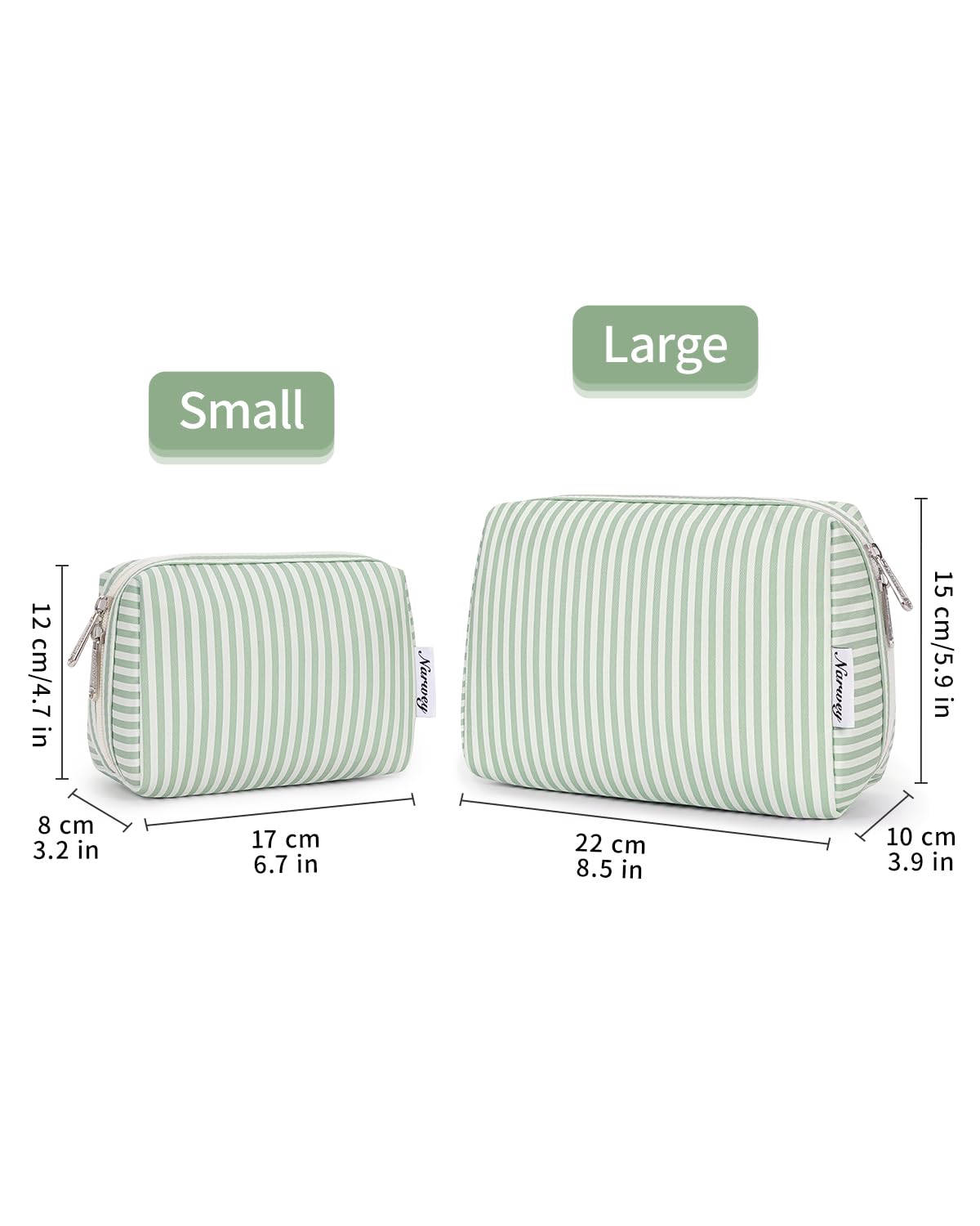 Custom Travel Toiletry Cosmetic Bag with Zipper