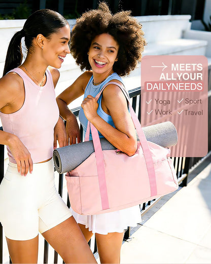 Custom Travel Tote Bag with Laptop Compartment