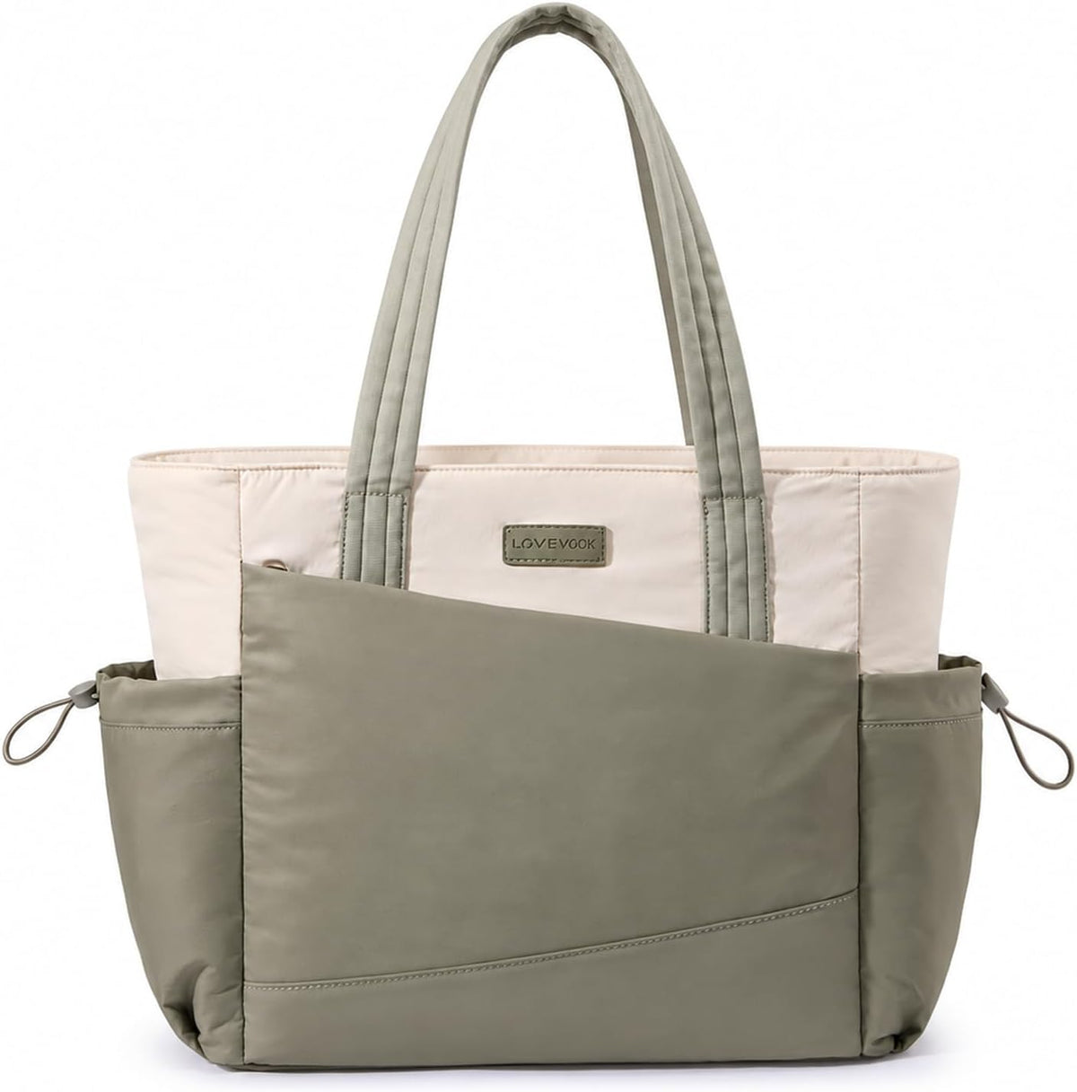 Custom Travel Tote Bag with Zipper and Laptop Compartment