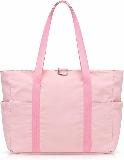 Custom Travel Zipper Tote Bag with Laptop Compartment
