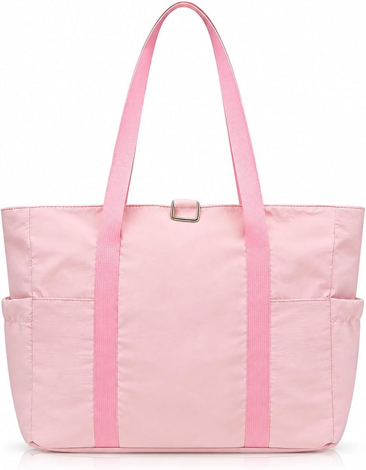 Custom Travel Zipper Tote Bag with Laptop Compartment