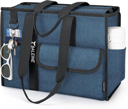 Custom Utility Tote Bag with Zipper Closure