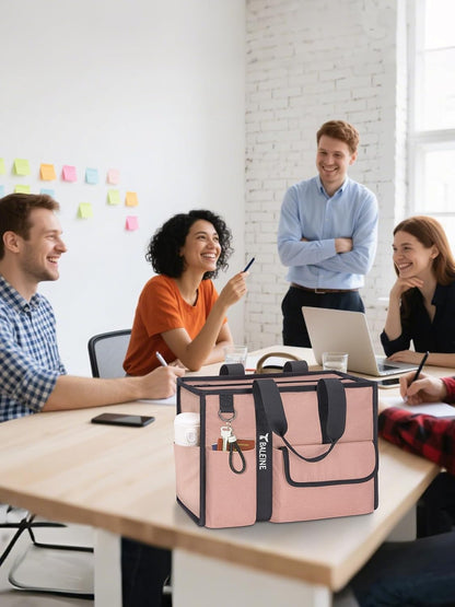 Custom Utility Tote Bag with Zipper Closure