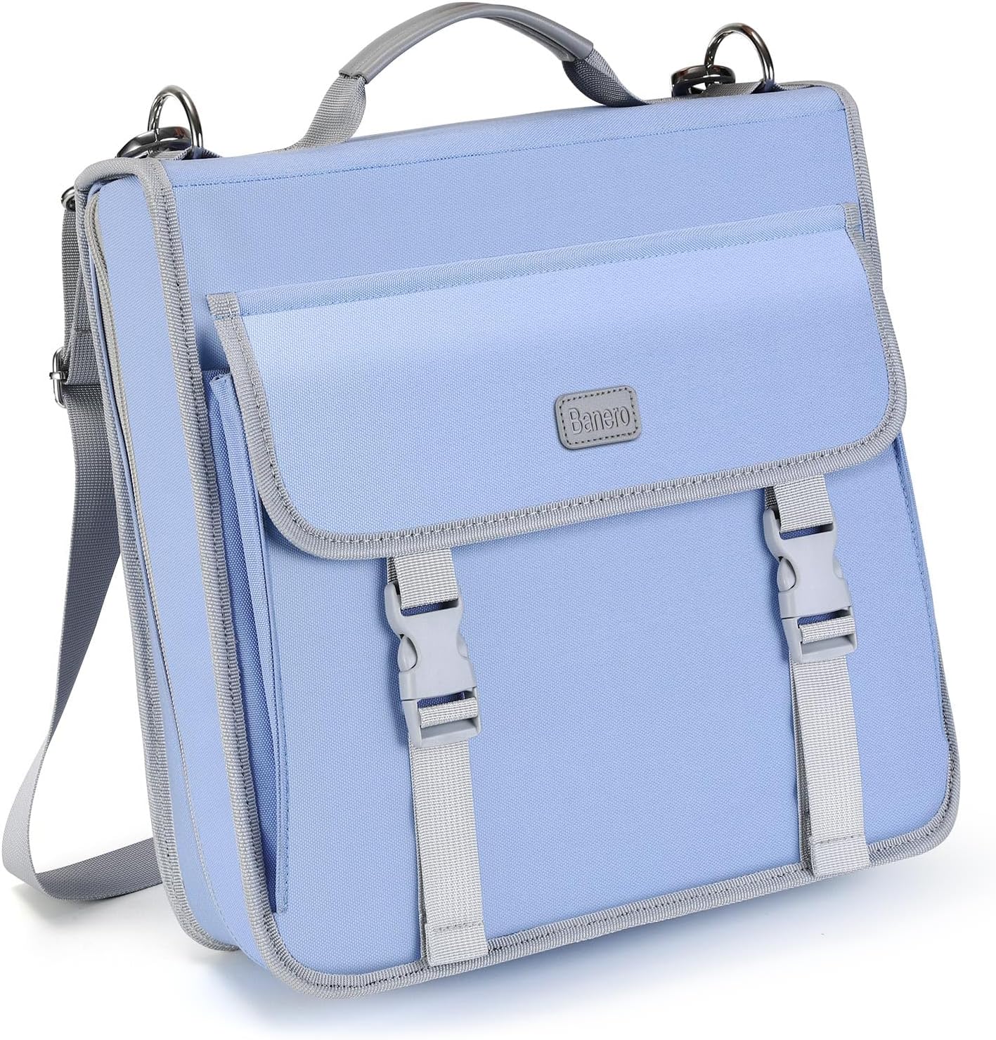 Custom Zipper Binder Bag with Shoulder Strap